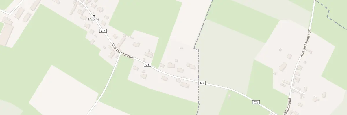 Plan du 1519 Rue du Montois à Warluis
