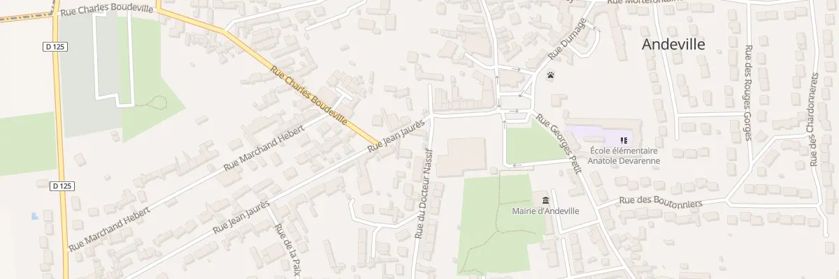 Plan du 3 Rue Jean Jaurés à Andeville