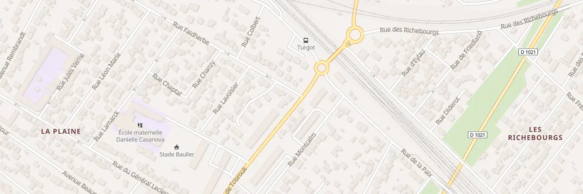Plan du 92 Rue Faidherbe à Sartrouville