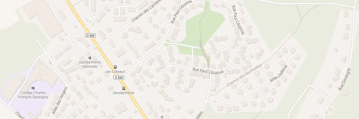Plan du 90 Rue Paul Cezanne à Auvers-sur-Oise