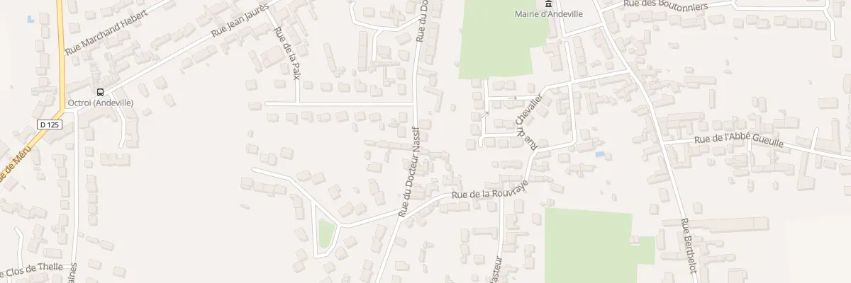 Plan du 25 Rue du Docteur Nassif à Andeville
