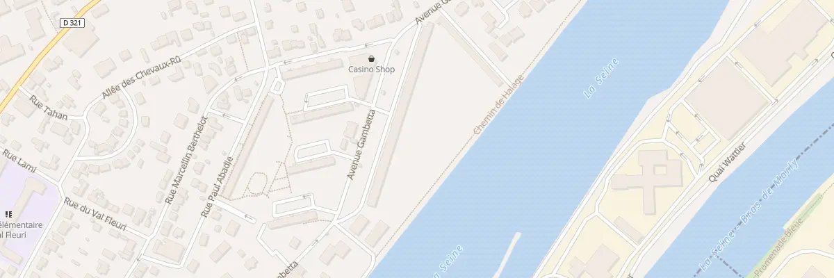 Plan du 30 Av Gambetta à Chatou