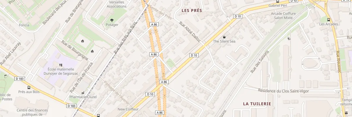 Plan du 184 Av du Général Leclerc à Viroflay