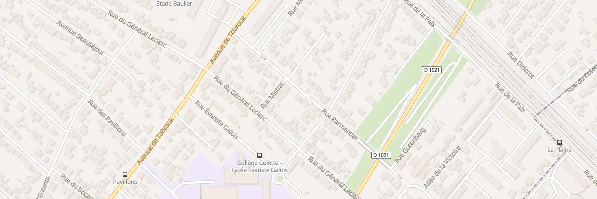 Plan du 20 Rue Parmentier à Sartrouville