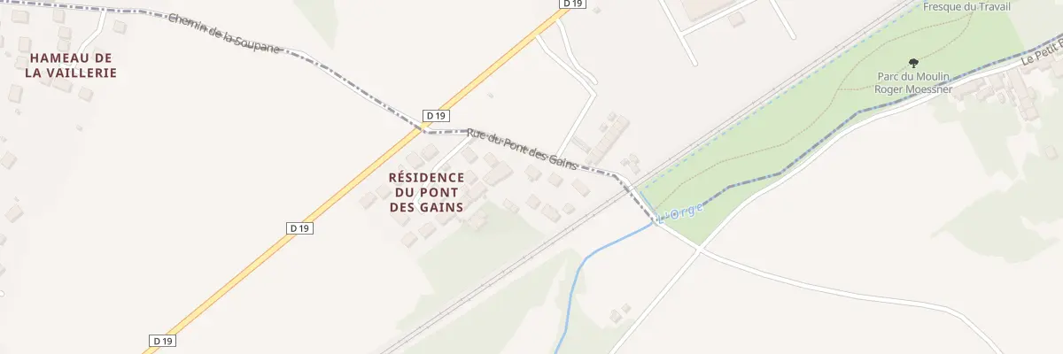 Plan du 5 Rue du Pont des Gains à Breux-Jouy