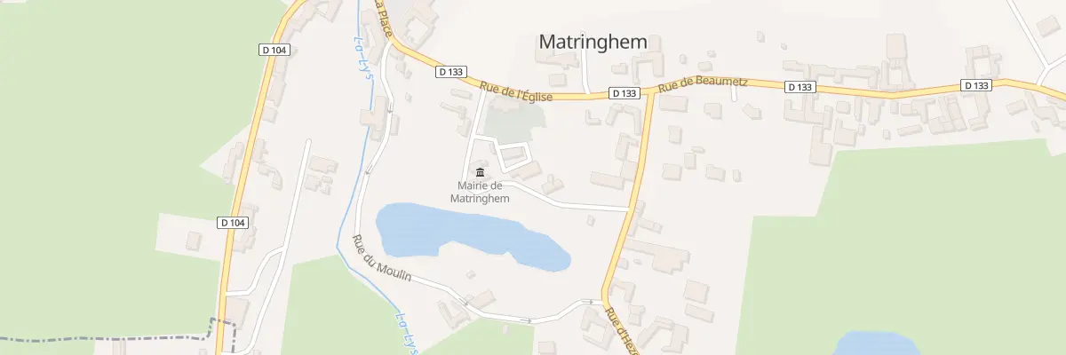 Plan du 5 Rue de la Mairie à Matringhem