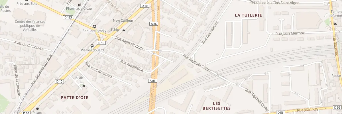 Plan du 28 Rue Raphaël Corby à Viroflay