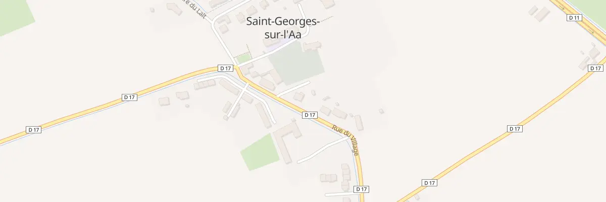 Plan du 111 Rue du Village à Saint-Georges-sur-l’Aa