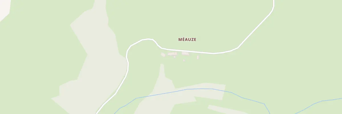 Plan du 2 Meauze à Alleyrat