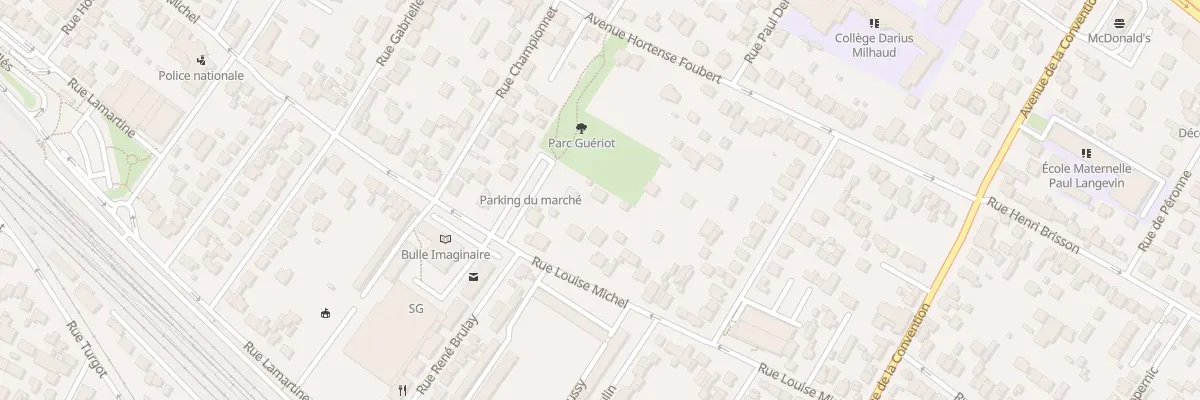 Plan du 97T Rue Louise Michel à Sartrouville
