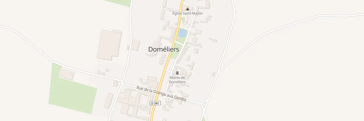 Plan du 57 Rue Principale à Doméliers