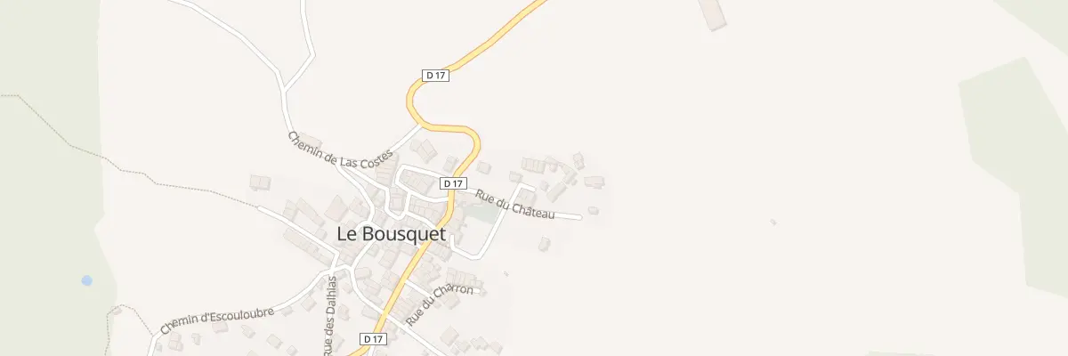 Plan du 54 Le Village au Bousquet