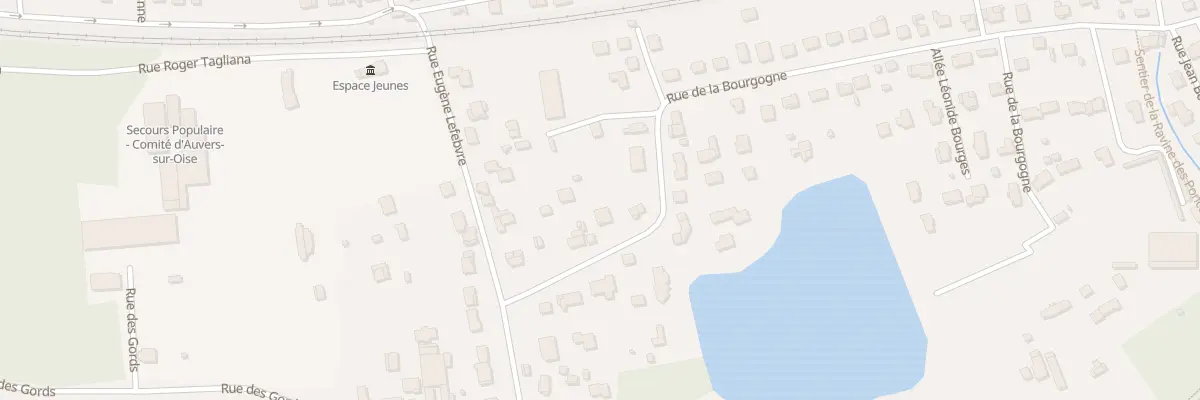 Plan du 66 Rue de la Bourgogne à Auvers-sur-Oise