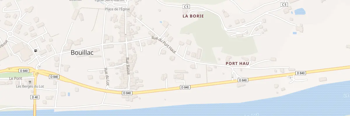 Plan du 14 Rue du Port Haut à Bouillac