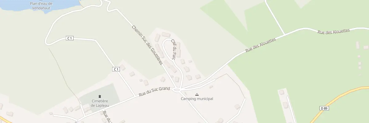 Plan du 17 Cité du Parc à Lapleau