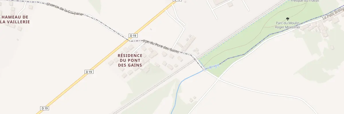 Plan du 6 Rue du Pont des Gains à Breux-Jouy