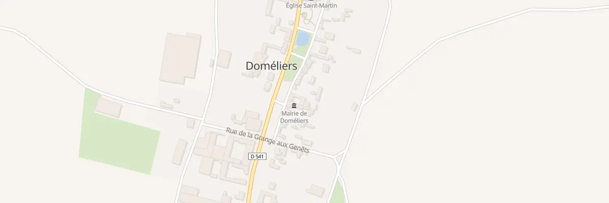 Plan du 55 Rue Principale à Doméliers