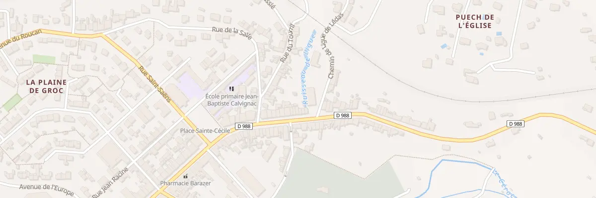 Plan du 71 Av de Rodez à Carmaux