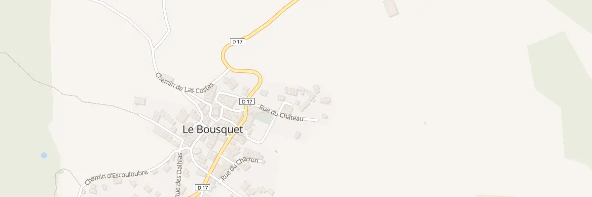 Plan du 100 Le Village au Bousquet