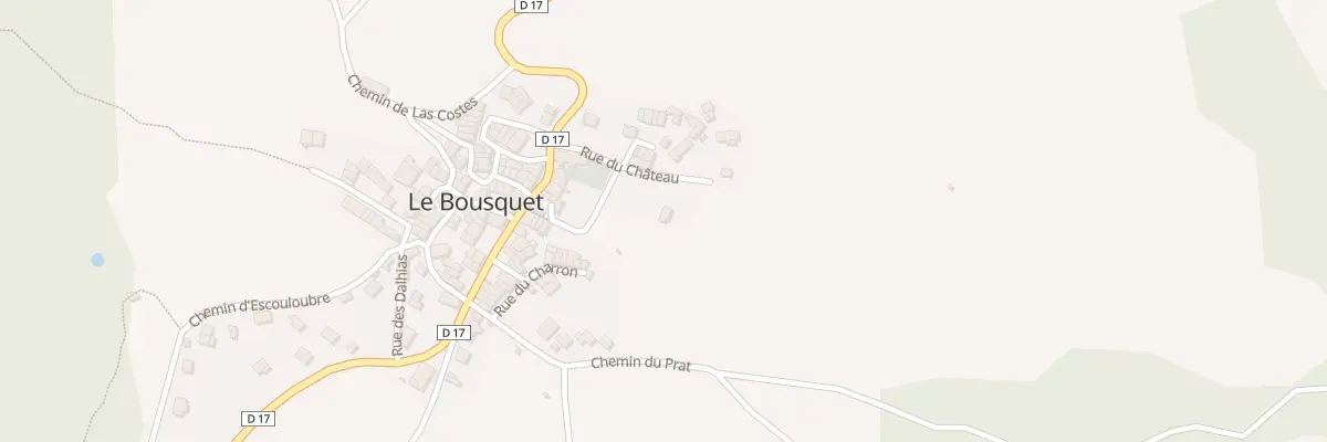 Plan du 53A Le Village au Bousquet
