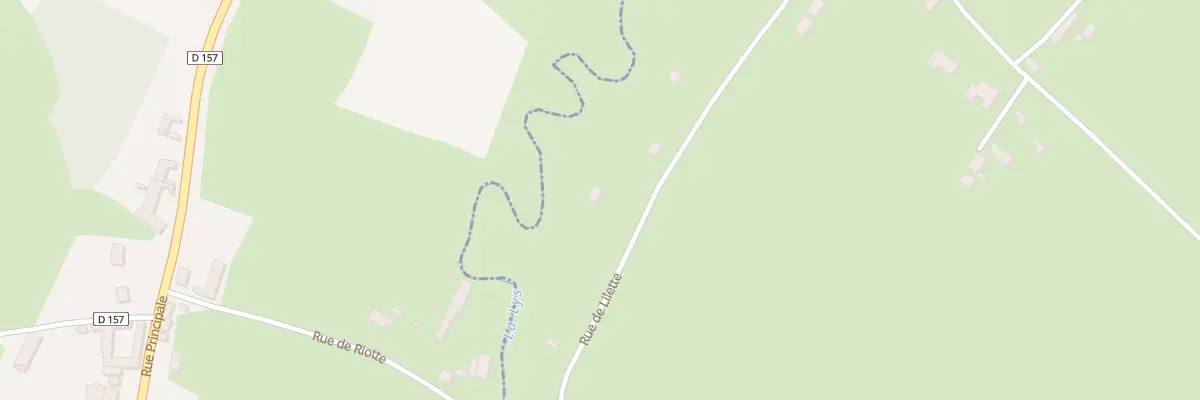 Plan du 1 Rue de Lilette à Reclinghem