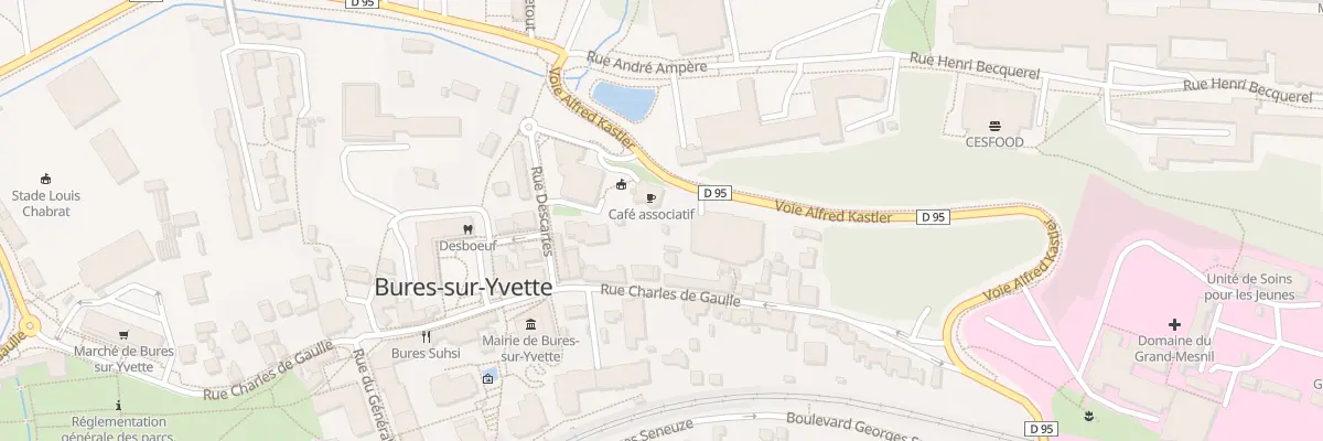 Plan du 28 Rue Charles de Gaulle à Bures-sur-Yvette