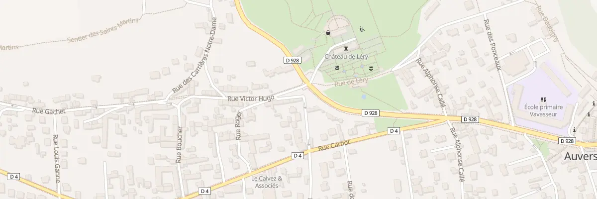 Plan du 21 Rue Frédéric Fabre à Auvers-sur-Oise