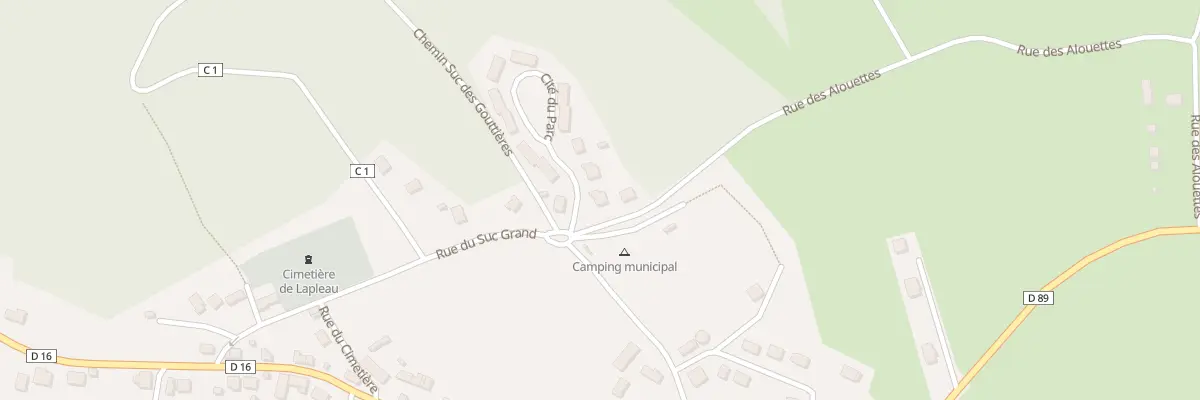 Plan du 20 Cité du Parc à Lapleau