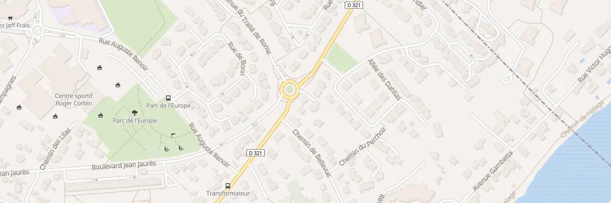 Plan du 190 Rte de Carrieres S Seine à Chatou