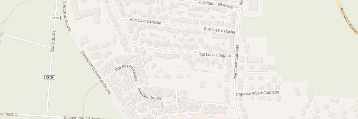 Plan du 25 Rue Louis Chagnot à Jouy-en-Josas