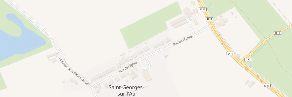 Plan du 277 Rue de l’Église à Saint-Georges-sur-l’Aa
