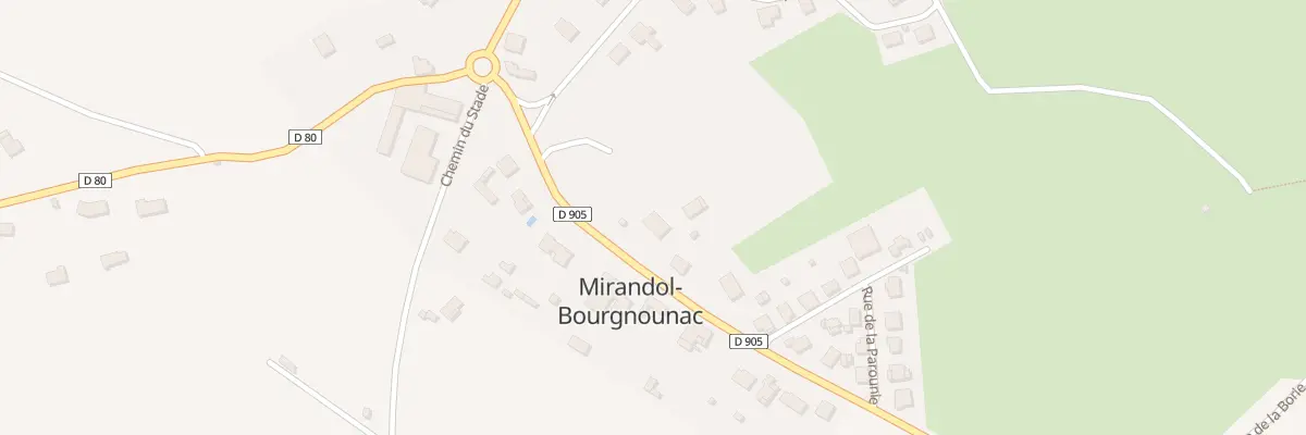 Plan du 2 Av de Carmaux à Mirandol-Bourgnounac