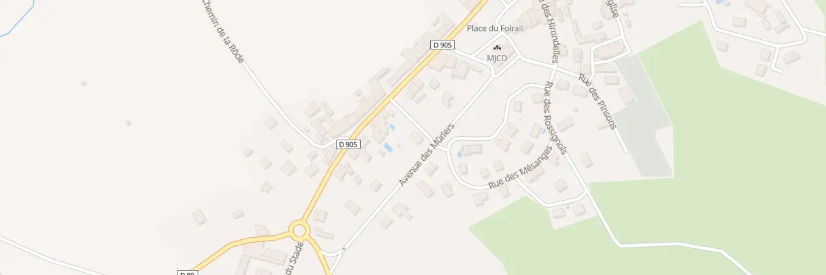 Plan du 2 Rue des Iris à Mirandol-Bourgnounac
