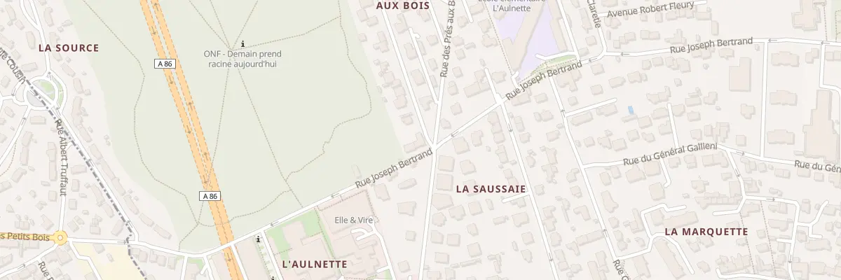 Plan du 38 Rue Joseph Bertrand à Viroflay