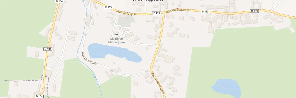 Plan du 6 Rue de la Mairie à Matringhem