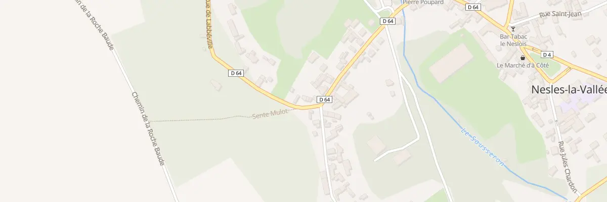 Plan du 2 Rue de Labbeville à Nesles-la-Vallée