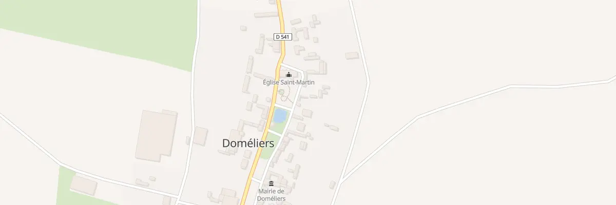 Plan du 71 Rue Principale à Doméliers