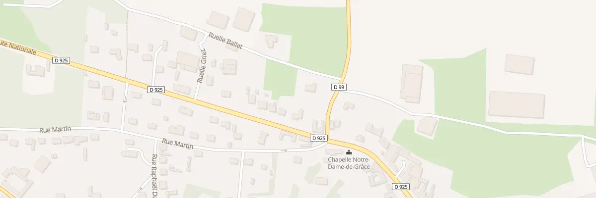 Plan du 72 Rte Nationale à Bernaville