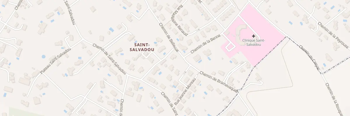 Plan du 1 Che bas de Saint-Salvadou à Albi
