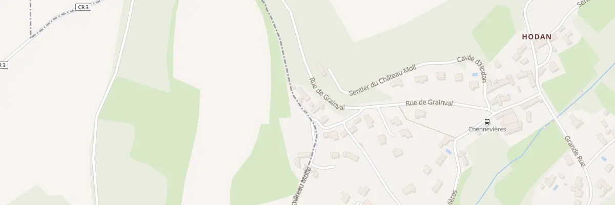 Plan du 8 Rue du Chateau Moll à Hédouville