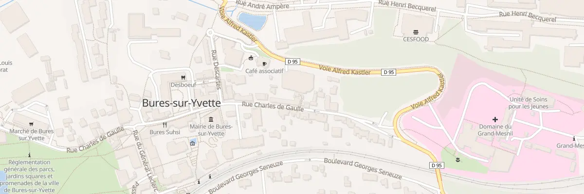 Plan du 20 Rue Charles de Gaulle à Bures-sur-Yvette