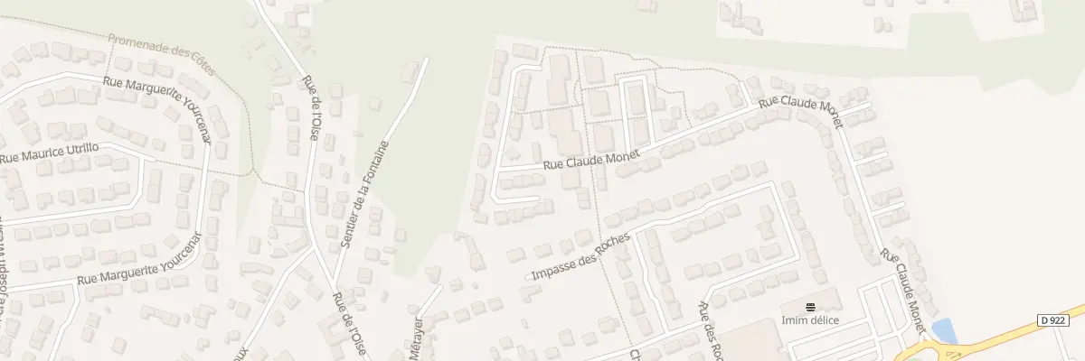 Plan du 60 Rue Claude Monet à Méry-sur-Oise