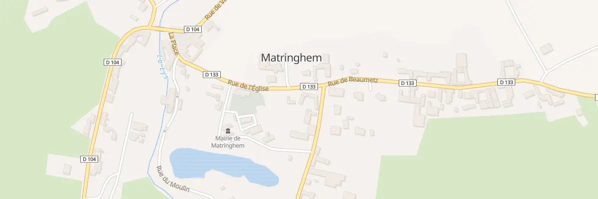 Plan du 4 Rue de l’Eglise à Matringhem