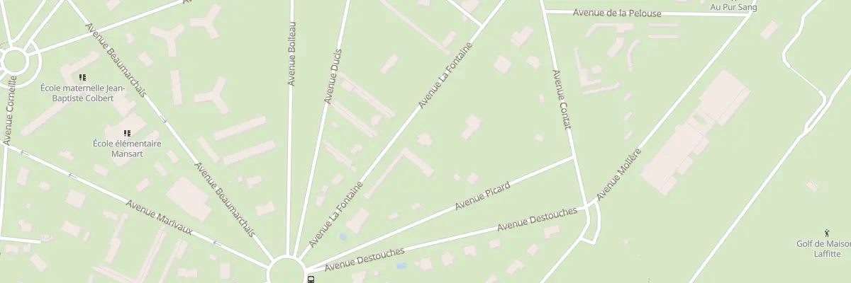 Plan du 4B Av la Fontaine à Maisons-Laffitte