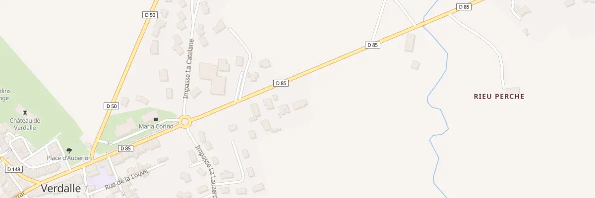 Plan du 180 Rte de Castres à Verdalle