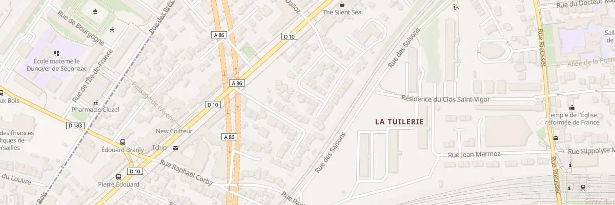 Plan du 22 Rue Raymond Poincaré à Viroflay