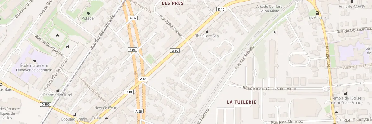 Plan du 6 Rue Raymond Poincaré à Viroflay