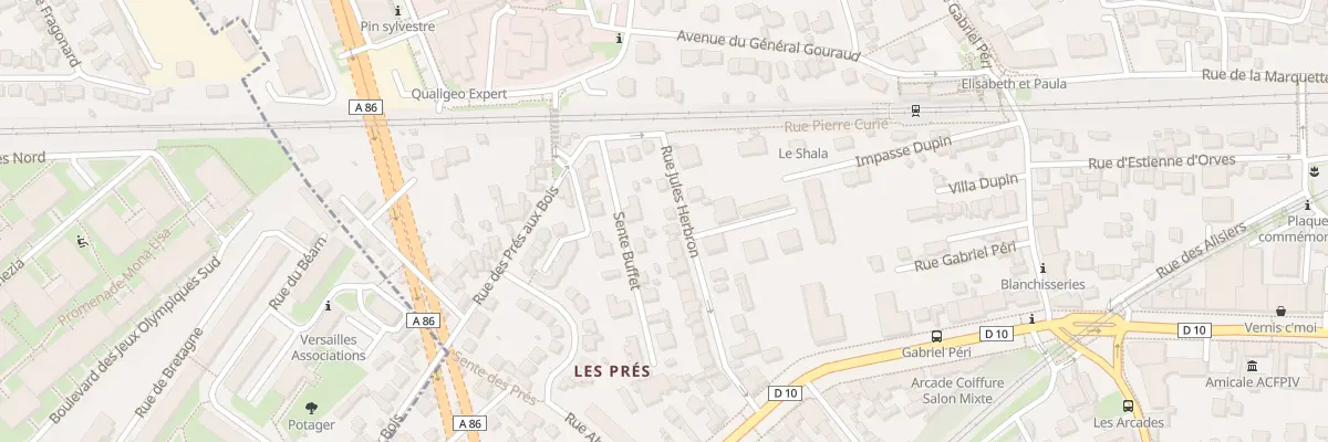 Plan du 19 Rue Jules Herbron à Viroflay