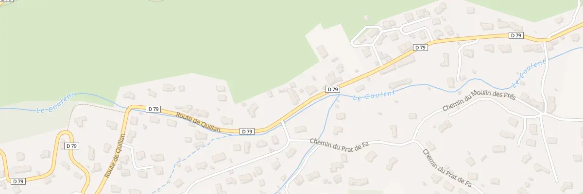 Plan du 24 Rte de Quillan à Ginoles