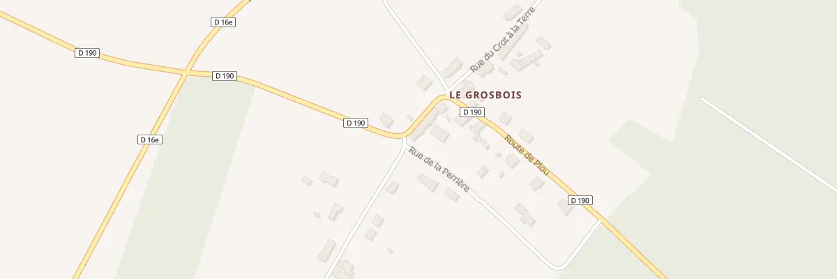 Plan du 133 Le Grosbois à Plou